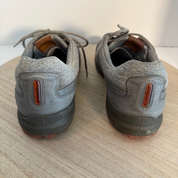 ECCO Men’s Leather Walking Shoes Gray Lace-Up Comfort EU 44 US 10 main image 5